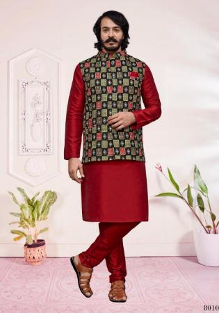 Picture of Bewitching Burgundy Kurtas