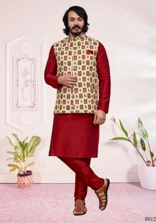 Picture of Fascinating Burgundy Kurtas