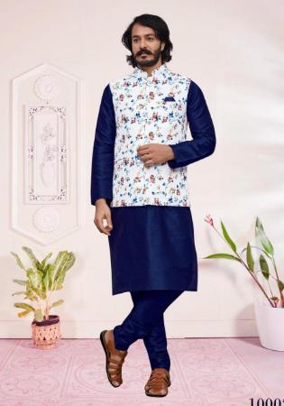 Picture of Enticing Navy Blue Kurtas