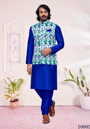 Picture of Excellent Cobalt Blue Kurtas