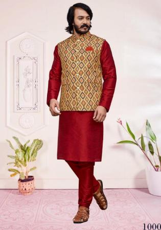 Picture of Beautiful Burgundy Kurtas