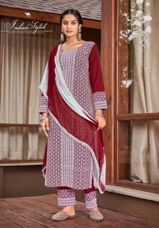 Picture of Splendid Rust Readymade Salwar Kameez