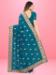 Picture of Well Formed Turquoise Casual Sarees