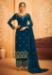 Picture of Elegant Blue Straight Cut Salwar Kameez