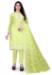 Picture of Splendid Lemon Yellow Straight Cut Salwar Kameez