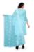 Picture of Resplendent Sky Blue Straight Cut Salwar Kameez