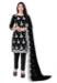 Picture of Grand Black Straight Cut Salwar Kameez