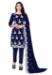 Picture of Nice Prussian Blue Straight Cut Salwar Kameez