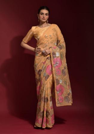 Picture of Charming Mustard Casual Sarees