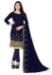 Picture of Statuesque Navy Blue Straight Cut Salwar Kameez