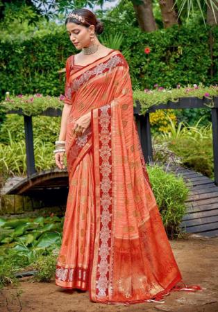 Picture of Resplendent Tangrin Tango Saree