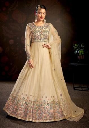 Picture of Sublime Eggshel White Anarkali Salwar Kameez