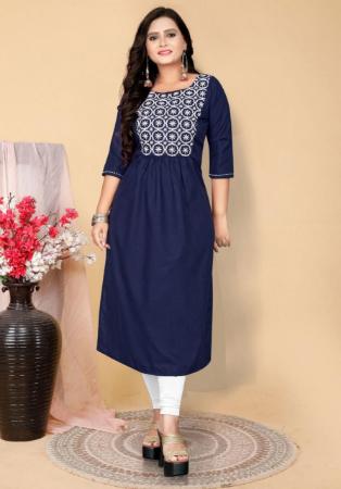 Picture of Graceful Blue Kurtis & Tunic