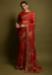 Picture of Marvelous Georgette Red Saree