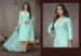 Picture of Superb Cotton Sage Green Straight Cut Salwar Kameez