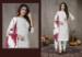 Picture of Splendid Cotton White Straight Cut Salwar Kameez