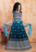 Picture of Enticing Georgette Peacock Blue Kids Lehenga Choli