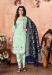 Picture of Delightful Cotton Emerald Straight Cut Salwar Kameez