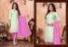 Picture of Charming Cotton Soft Beige Straight Cut Salwar Kameez