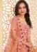 Picture of Well Formed Silk Pink Lehenga Choli