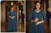 Picture of Appealing Georgette Teal Anarkali Salwar Kameez