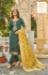 Picture of Synthetic Moss Green Straight Cut Salwar Kameez