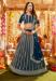 Picture of Amazing Satin Blue Saree