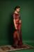 Picture of Alluring Georgette Burgundy Saree