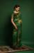 Picture of Charming Georgette Moss Green Saree