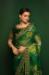 Picture of Charming Georgette Moss Green Saree