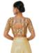 Picture of Lovely Silk Golden Designer Blouse