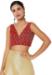 Picture of Enticing Silk Red Designer Blouse