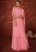 Picture of Splendid Georgette Pink Straight Cut Salwar Kameez