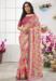 Picture of Excellent Chiffon Hot Pink Saree