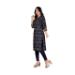 Picture of Radiant Rayon Prussian Blue Kurtis & Tunic