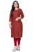 Picture of Exquisite Rayon Red Kurtis & Tunic