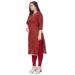 Picture of Exquisite Rayon Red Kurtis & Tunic