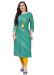 Picture of Pretty Rayon Teal Kurtis & Tunic