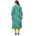 Picture of Pretty Rayon Teal Kurtis & Tunic