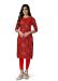 Picture of Good Looking Rayon Red Kurtis & Tunic