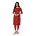 Picture of Good Looking Rayon Red Kurtis & Tunic