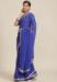 Picture of Admirable Georgette Blue Iris Saree