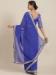 Picture of Admirable Georgette Blue Iris Saree