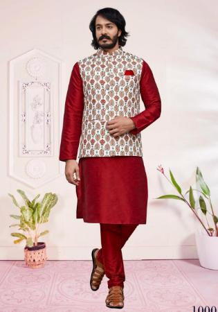 Picture of Beauteous Burgundy Kurtas