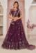 Picture of Nice Egg Plant Lehenga Choli