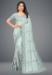 Picture of Good Looking Aqua Blue Casual Sarees