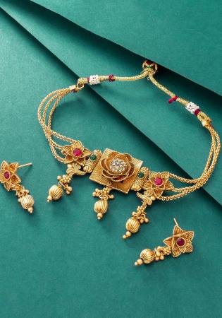 Picture of Lovely Golden Necklace Set