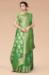 Picture of Beautiful Olive Green Organza Saree