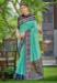 Picture of Fascinating Aqua Blue Saree