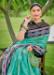 Picture of Fascinating Aqua Blue Saree